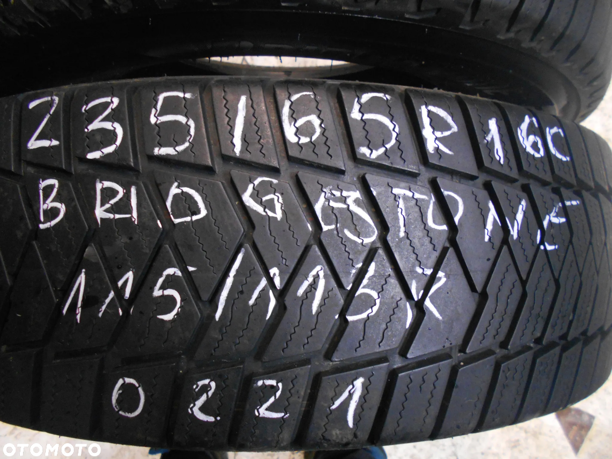 OPONY 235/65R16C BRIDGESTONE DURAVIS ALLSEASON DOT 0221 9.4MM - 2