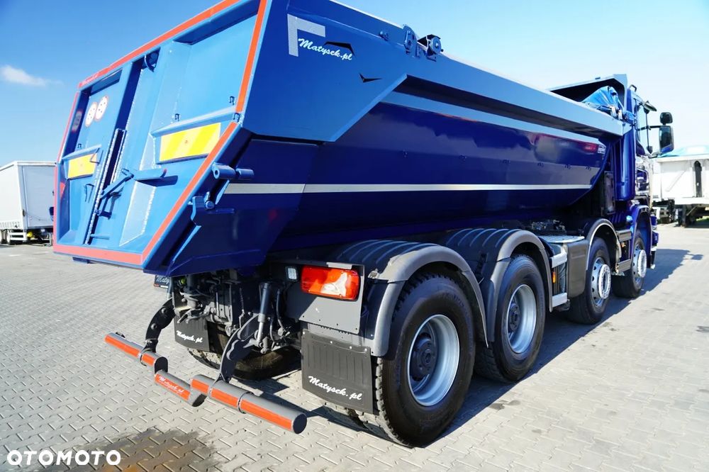 Scania G 490 / 8x4 / WYWROTKA TYLNOZSYPOWA /  HYDROKLAPA / PLANDEKA AUTOMATYCZNA / AUTOMAT / EURO 6 - 19