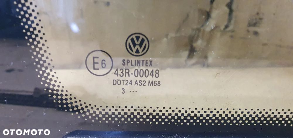 Szyba prawy przód przednia prawa VW Touran 1T0 AS2 03r - 5