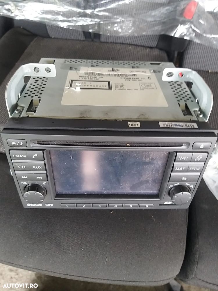 Radio cod: 7612830032 pentru Nissan Juke din 2010 - 1