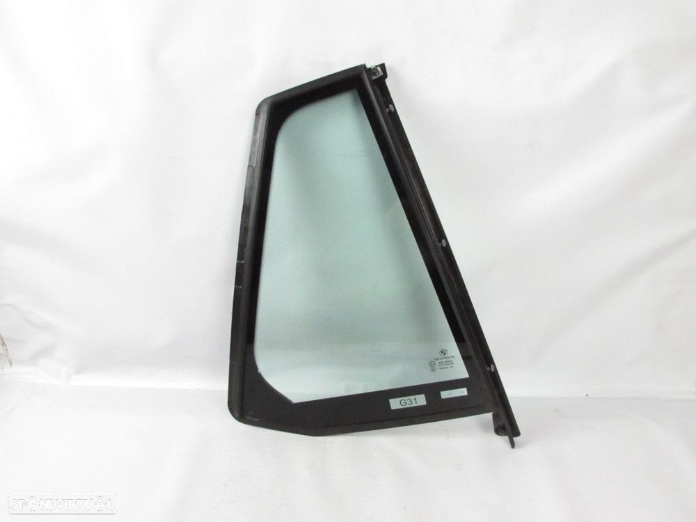 Vidro fixo porta Direito/Trás Seminovo/ Original BMW 5 Touring (G31) 51357336996 - 1