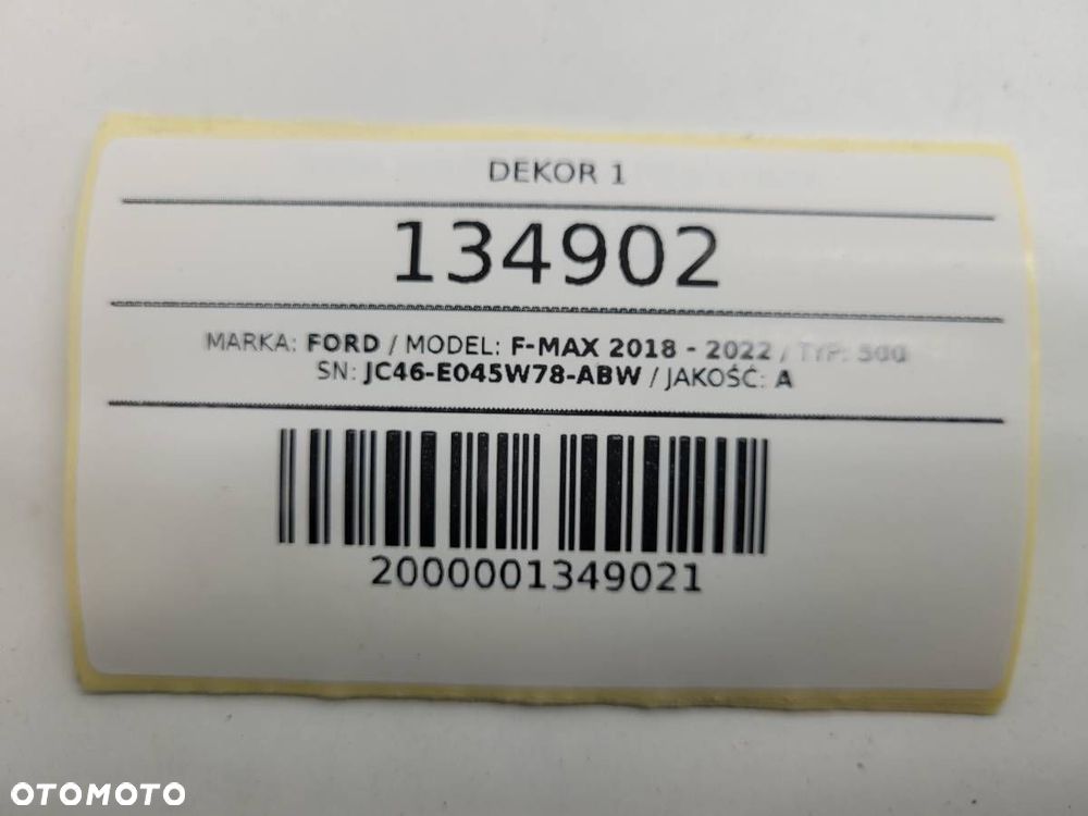 DEKOR OSŁONA TAPICERKA FORD F-MAX 500 JC46-E045W78-ABW - 8