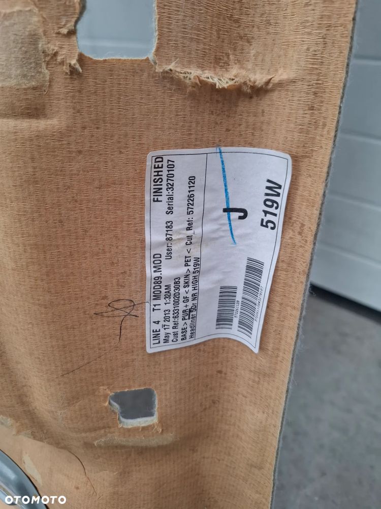 TOYOTA AURIS 2014 rok podsufitka hatchback - 2