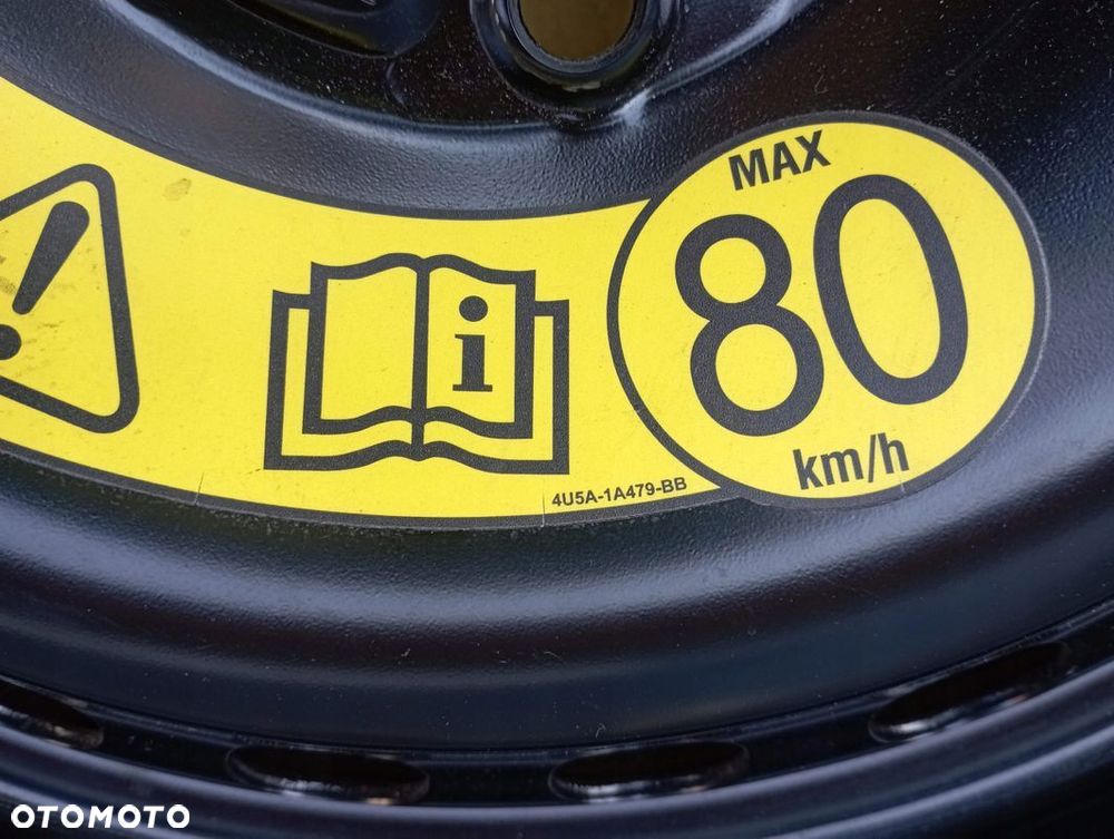 FORD C-MAX CMAX II 2 KOŁO ZAPASOWE ZAPAS 125/80 16" ET25 4.00Bx16 - 6