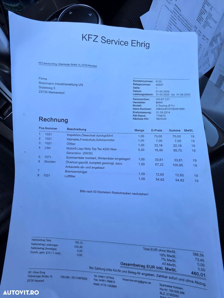 BMW Seria 5 525d xDrive - 17