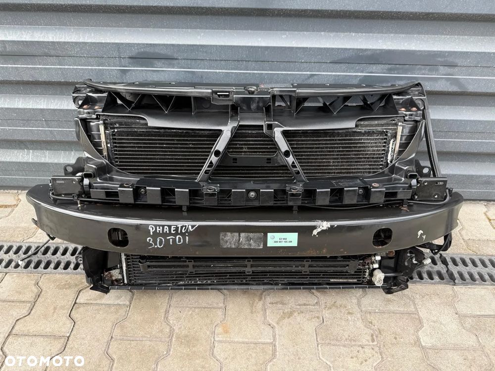 VW PHAETON 3.0 TDI PAS PRZEDNI WZMOCNIENIE CZOŁOWE CHŁODNICE RADAR - 1