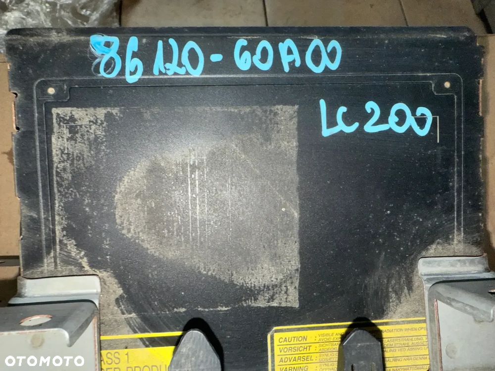 Radio Odtwarzacz muzyczny Toyota Land Cruiser 200 LC200 86120-60A00 - oryginalne - 2