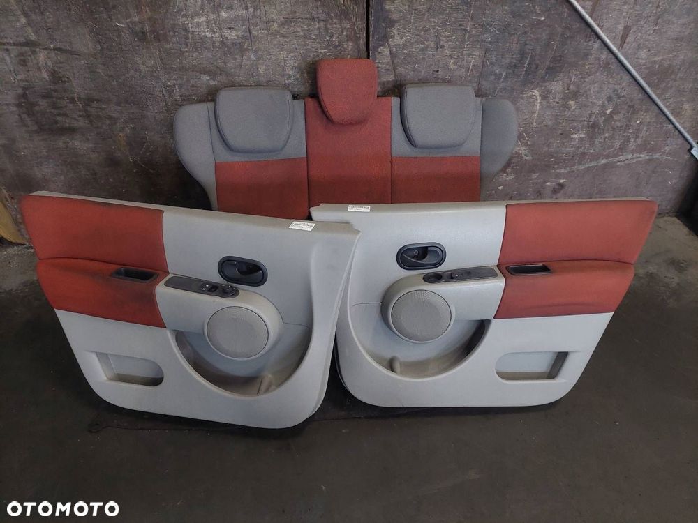 FOTELE KOMPLET LEWY PRAWY KANAPA TYŁ + BOCZKI RENAULT MODUS I - 8