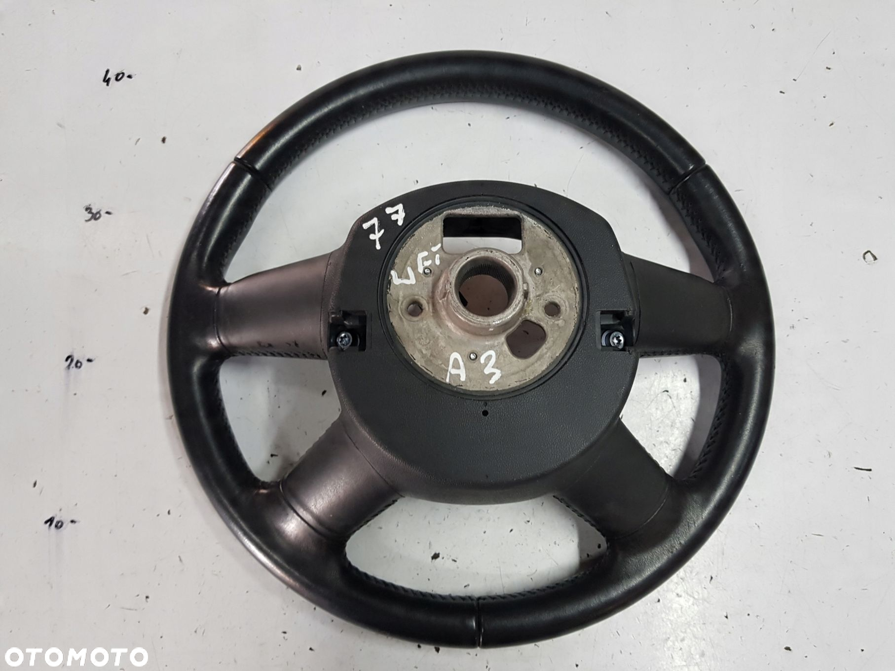 AUDI A3 8P LIFT 08-12r KIEROWNICA SKÓRZANA - 12