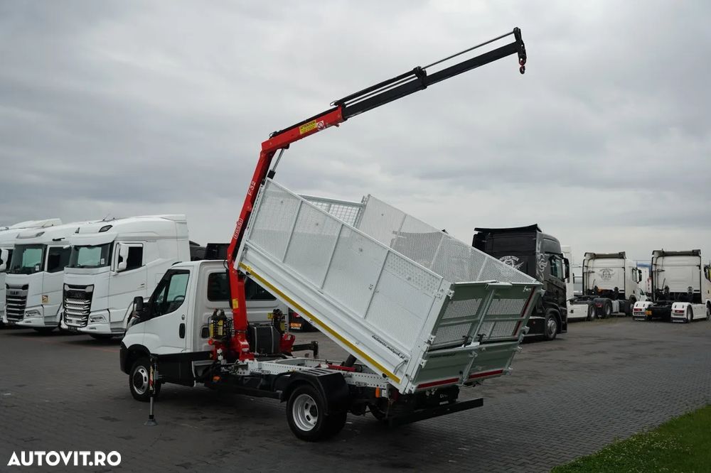 Renault MAXITY 140 DXI / BASCULATOR / + HDS FASSI F22A / CAPACITATE DE RIDICARE 995 KG / ATRACȚIE 5,5 M / IMPORTAT - 5