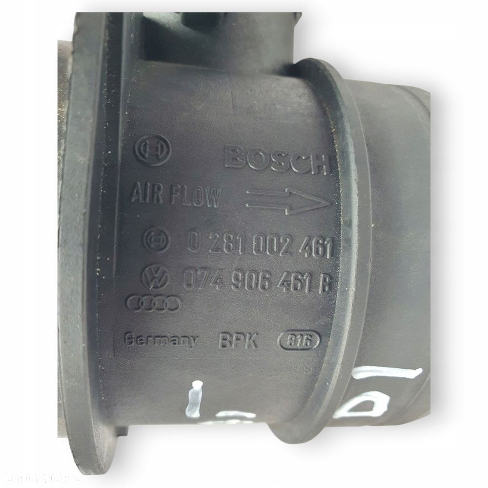 PRZEPŁYWOMIERZ VW Tiguan I Golf V Audi A3 A4 2.0 TDI 0281002461 074906461B - 10