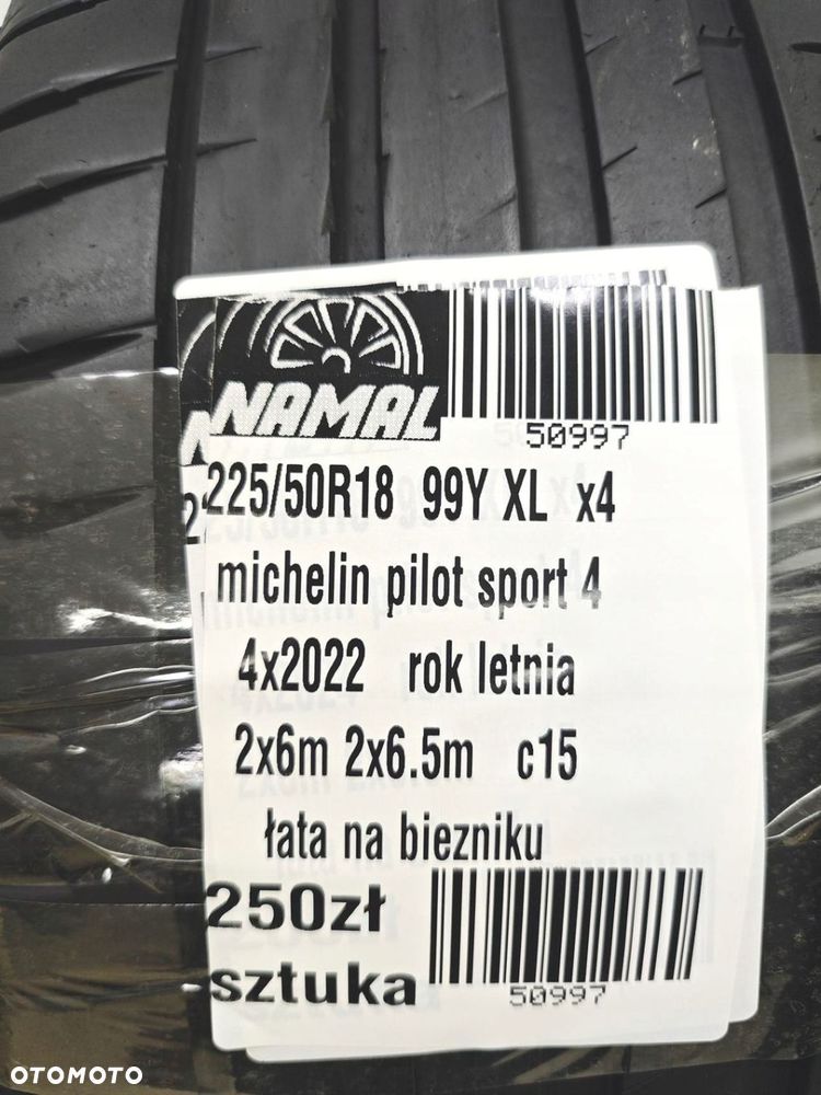 225/50R18 michelin 2022 opona letnia 6,5mm 50997 - 11