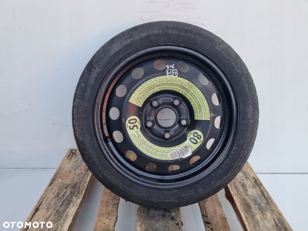 KOŁO DOJAZDOWE Audi Seat Vw Golf VI _ dojazdówka 125/70 R16 1K0601027AL 5x - 1