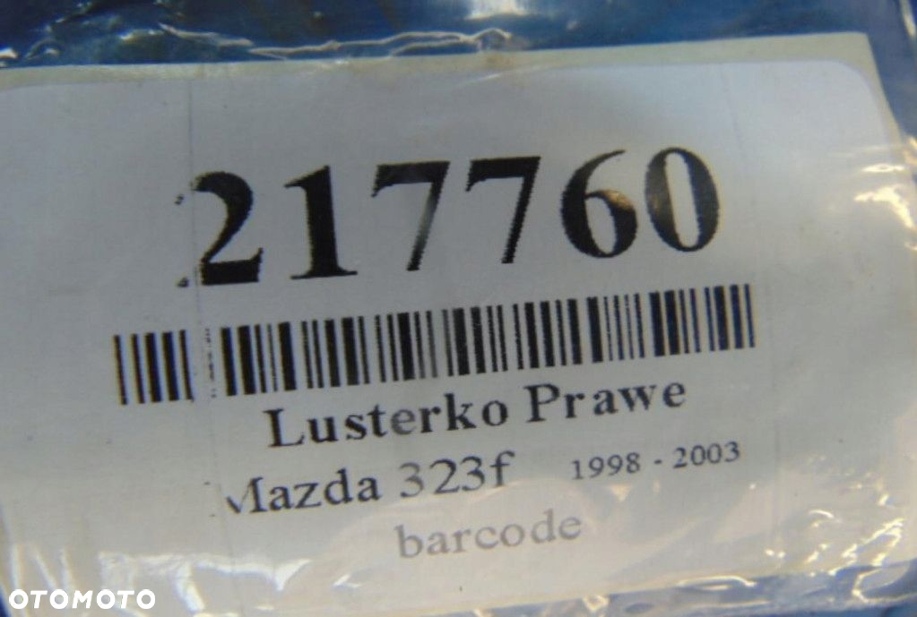 MAZDA 323F LIFT HB LUSTERKO PRAWE - 8