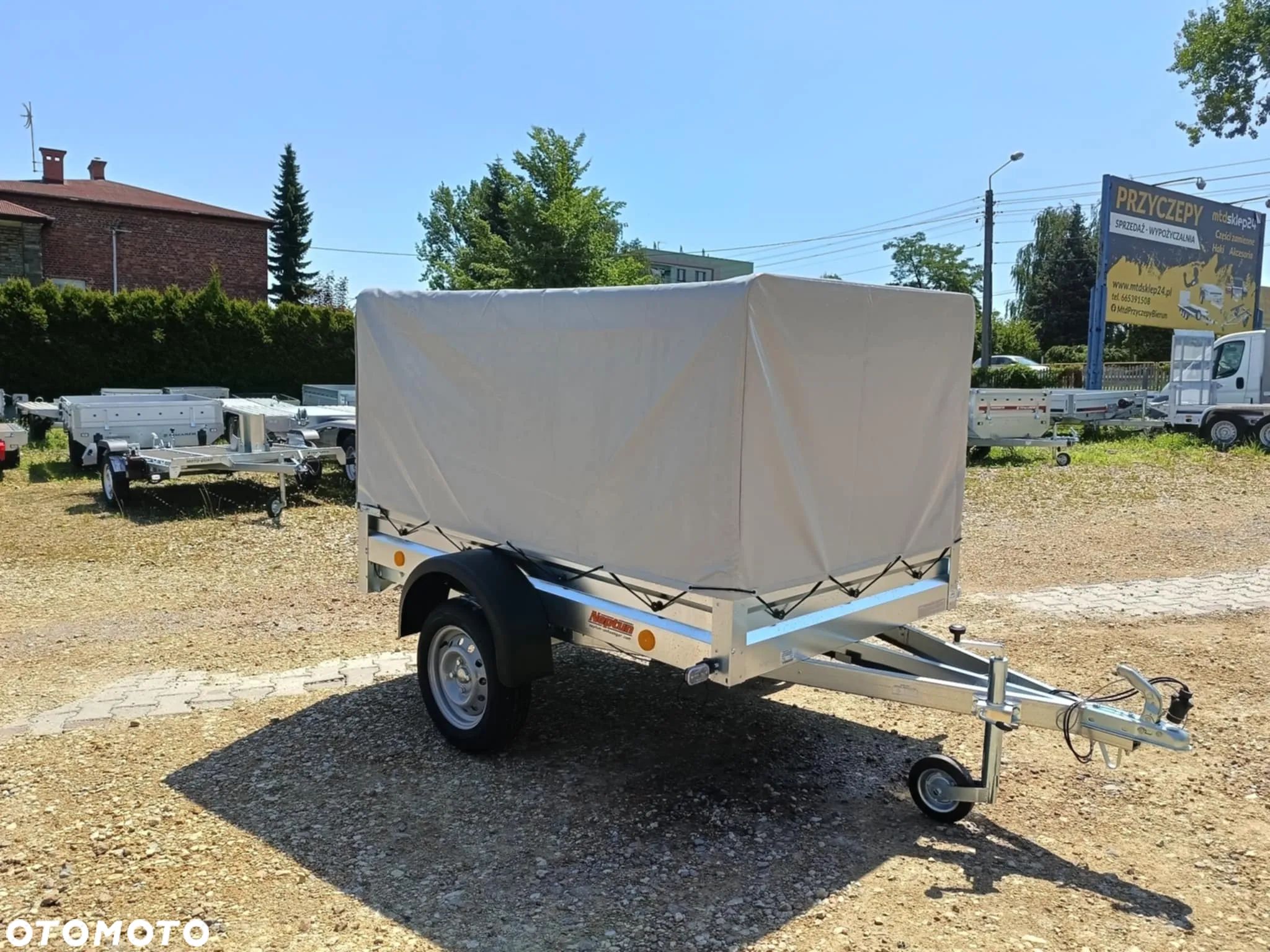 Neptun N7-202 pts ZESTAW stelaż +plandeka koło podporowe - 1