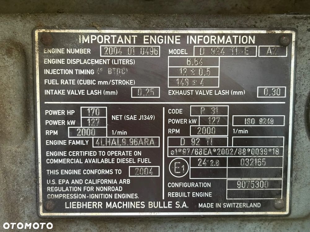Silnik D 924 TI-E   (127KW) - 3