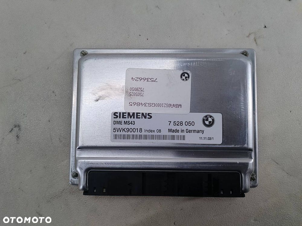 KOMPUTER, STEROWNIK BMW E39 7528050 7505825 7528050 7536624 2.2 - 2