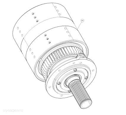 Sprzęgło 0011380711 Renault Claas Ares Axion Arion 620 630 640 650