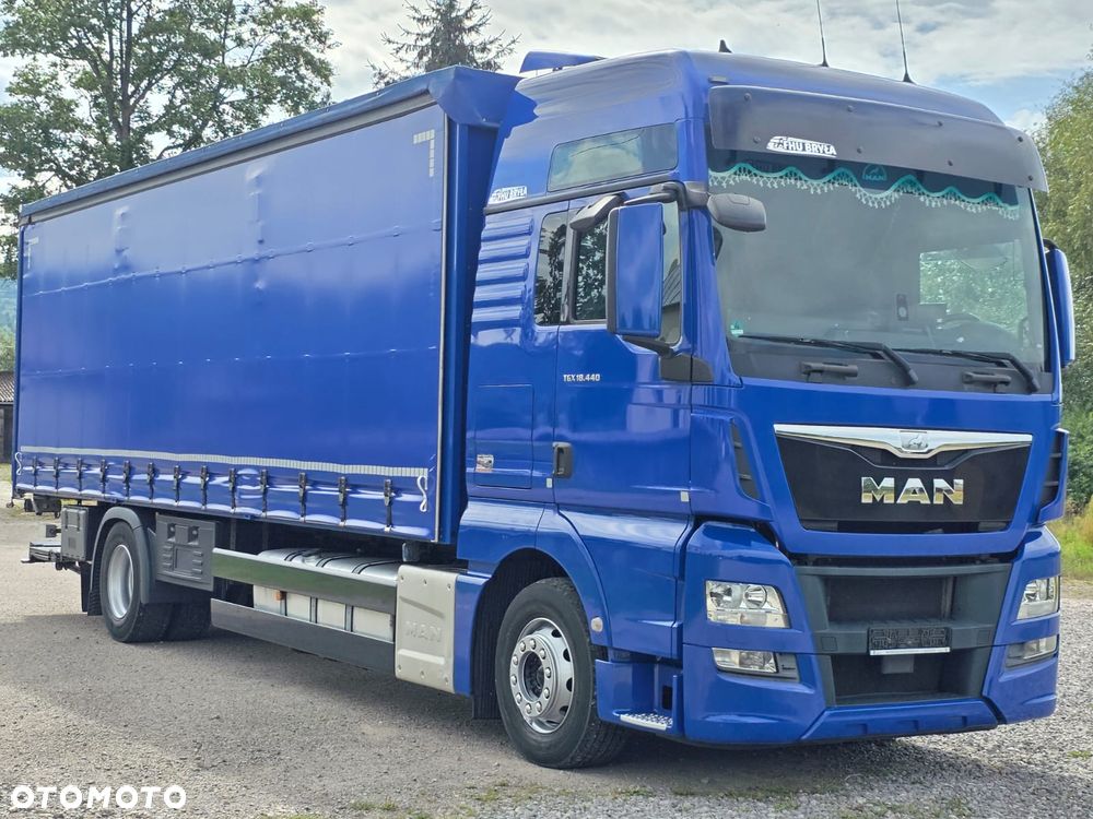 MAN TGX 18.440 / FIRANKA / NISKI PRZEBIEG  / 20 EURO PALET / SPROWADZONY / E6 / AUTOMAT / LODÓWKA / KAMERA / WINDA / DUŻA KABINA / SILNIK 13 LITRÓW - 2