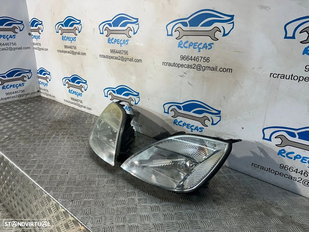 Conjunto Farois Oticas Originais Ford Fiesta 5 MK5 2002 – 2008 2S6X-13W029-BJ / 2S6X-13W030-DE - 7