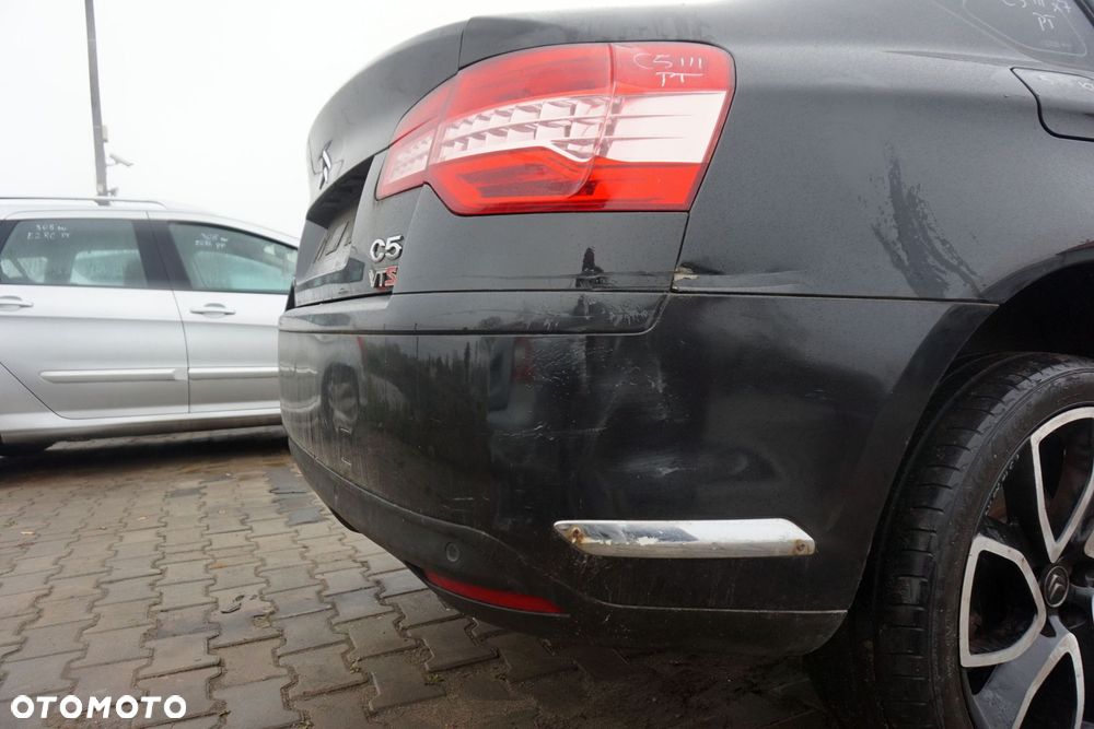 ZDERZAK TYLNY PDC C5 III X7 SEDAN KTVD  CZARNY CITROEN 2008-2017 - 4