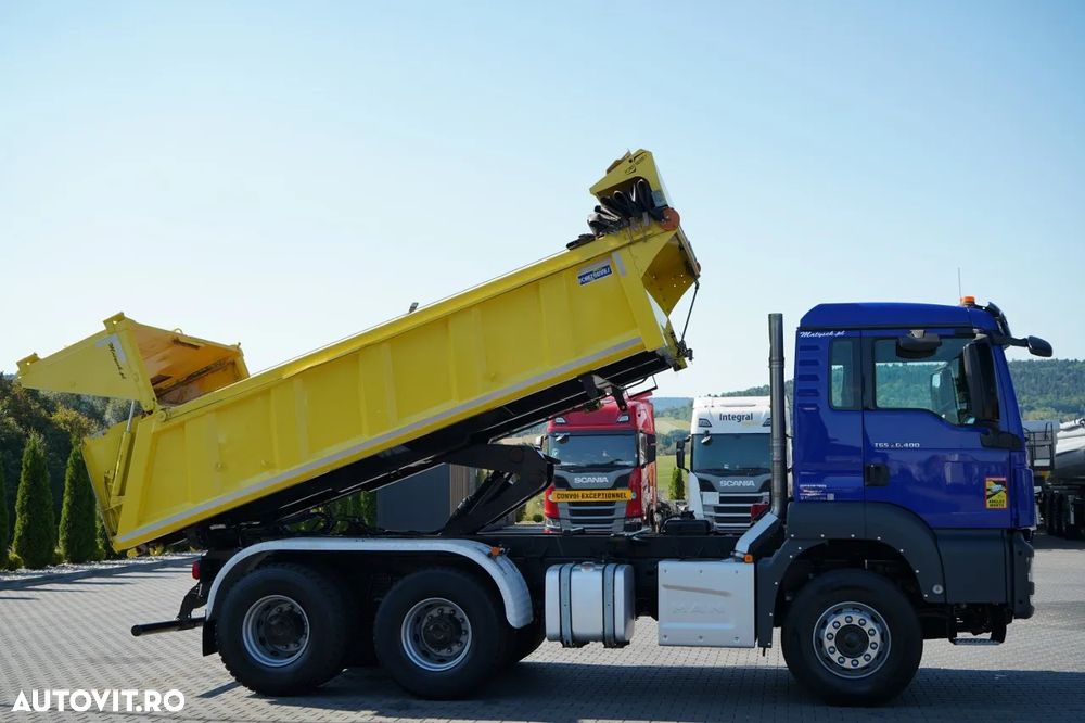 MAN TGS 26.400 / 6x4 / BASCULATOR / HYDRODOLT / HYDRODOLT / NAVI / IMPORTAT - 7
