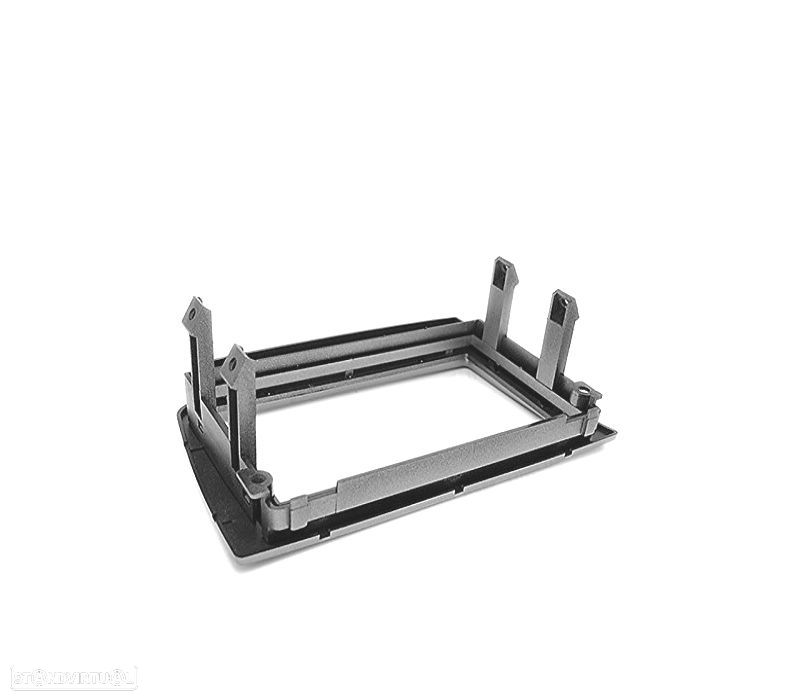 MOLDURA ADAPTADOR CINZA PARA RADIO 2-DIN ALFA ROMEO MITO - 4