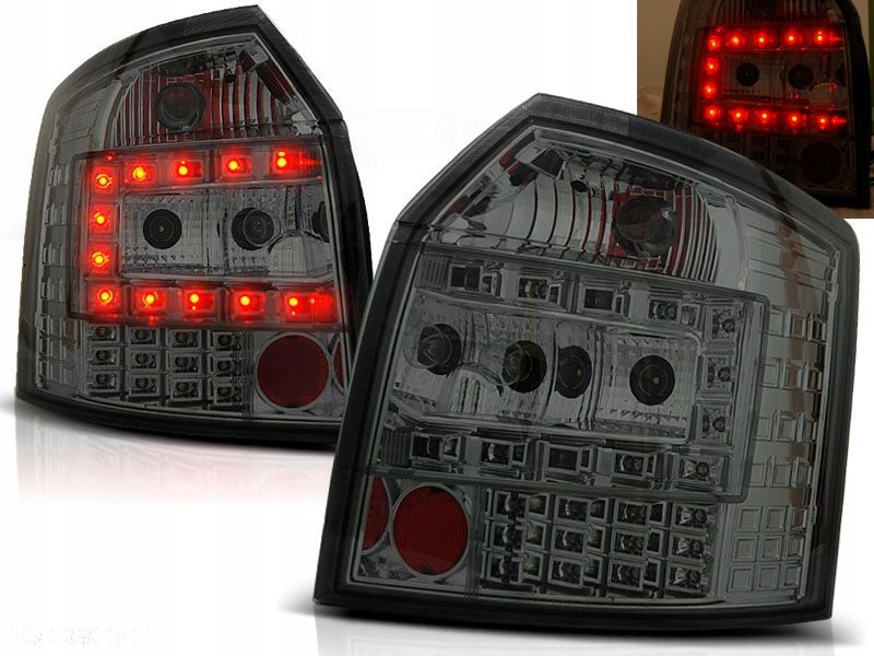 Lampy tylne kpl Led Tuning Smoke Audi A4 b6 małysz 8e 8e9 Avant Kombi 2000- - 3