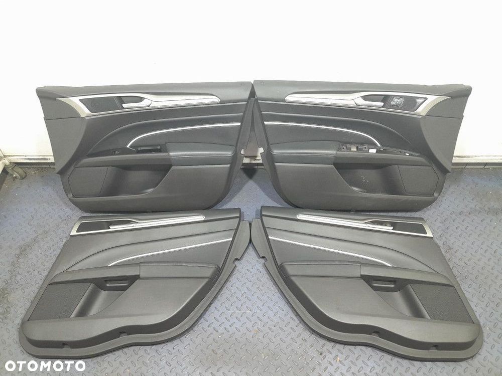 FORD MONDEO MK5 FOTELE PRZÓD KANAPA TYŁ SKÓRA BOCZKI EU VIGNALE - 15