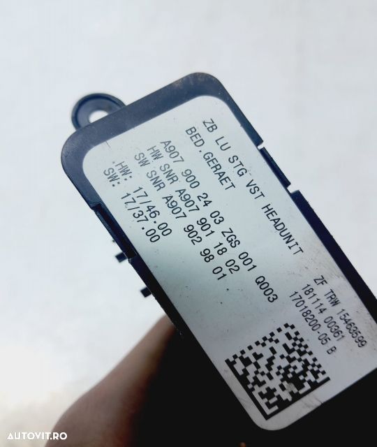 Panou control radio a9079002403 Mercedes-Benz Sprinter 3 907  [din 2018 pana  2021] seria - 3