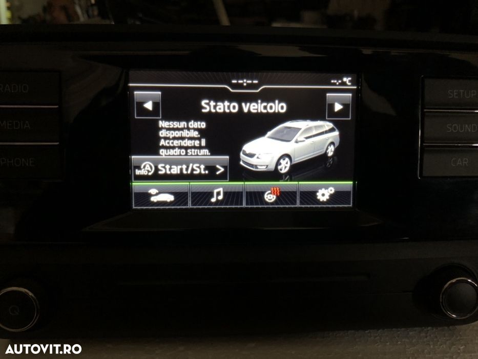 Media player radio cu touch SKODA OCTAVIA 3 an 2013-2017 - 3