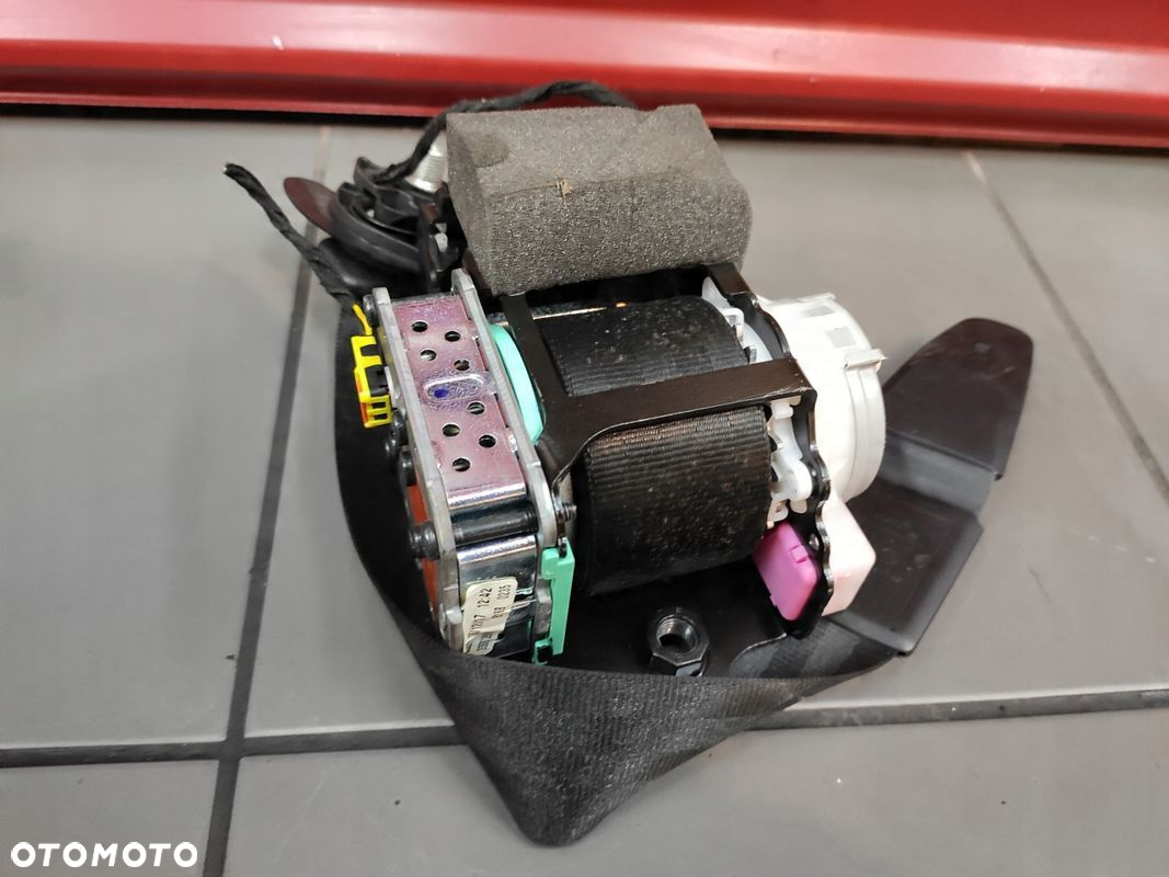 AUDI A7 4G8 LIFT A6 C7 PAS LEWY PRZÓD CZARNY NAPINACZ PIROTECHNIK SPRAWNY - 4