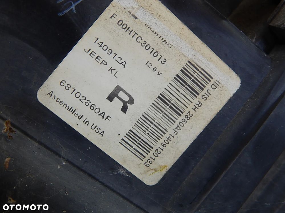 Lampa lewy przód przednia xenon Jeep Cherokee KL  V 13-18 Łuków części - 8