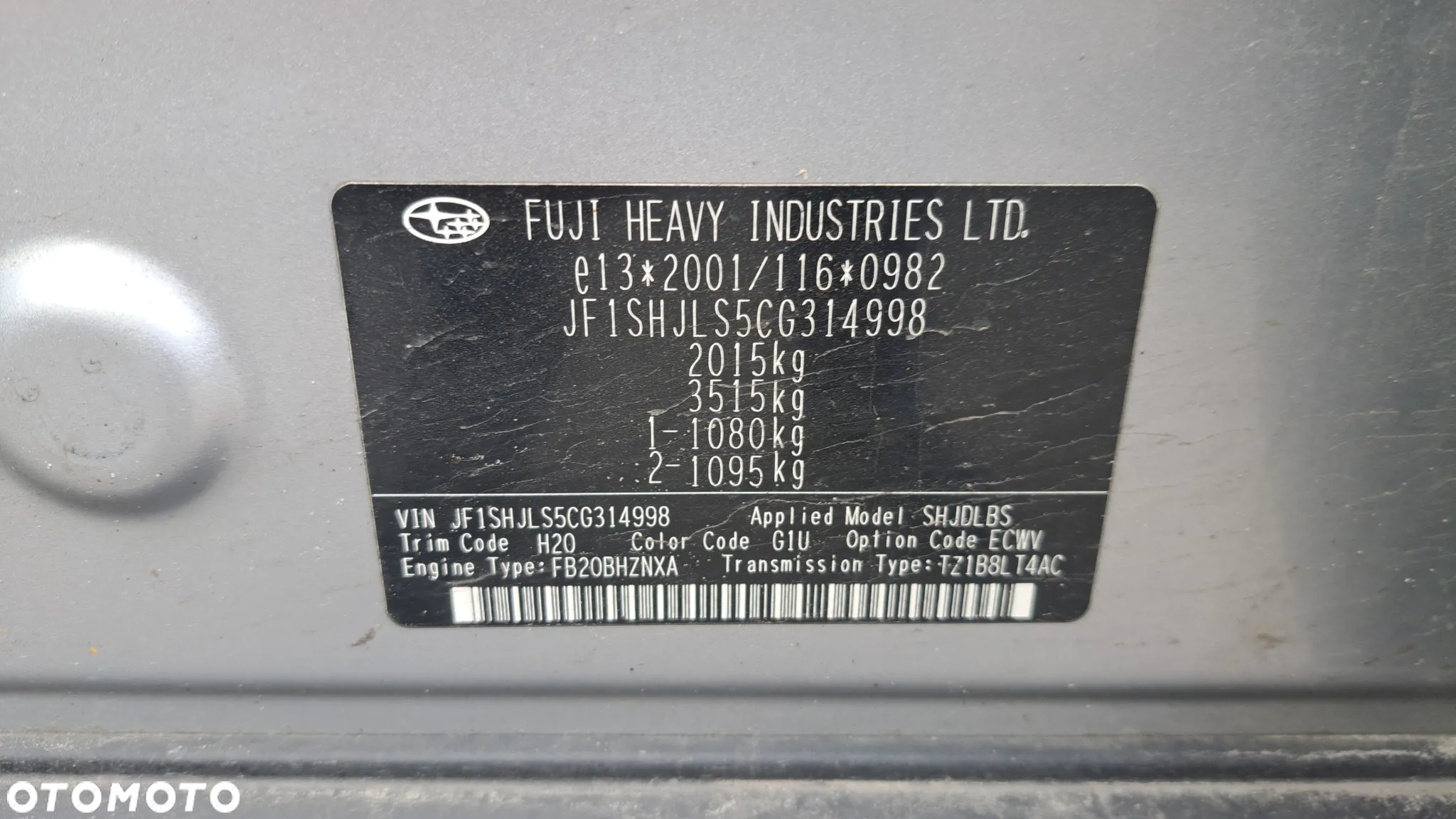 Subaru Forester 2.0 XE 000 - 15