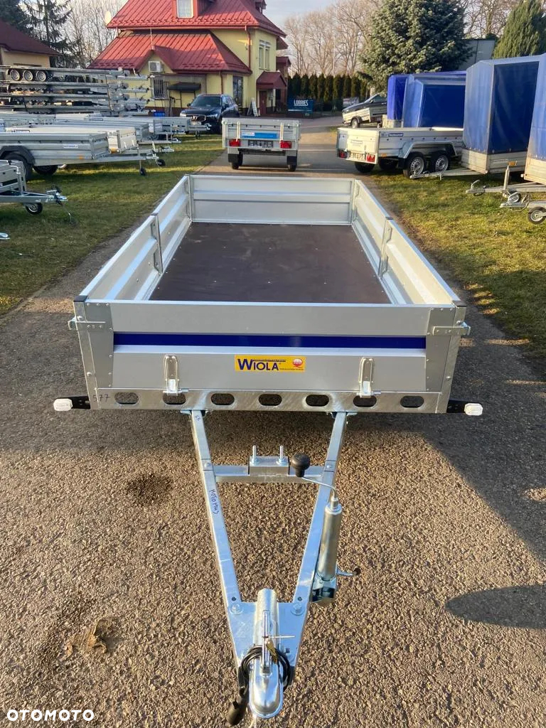 Wiola Przyczepa Wiola Silezia+ 292x142x38 2 osie DMC 750kg mocna spawana rama - 7
