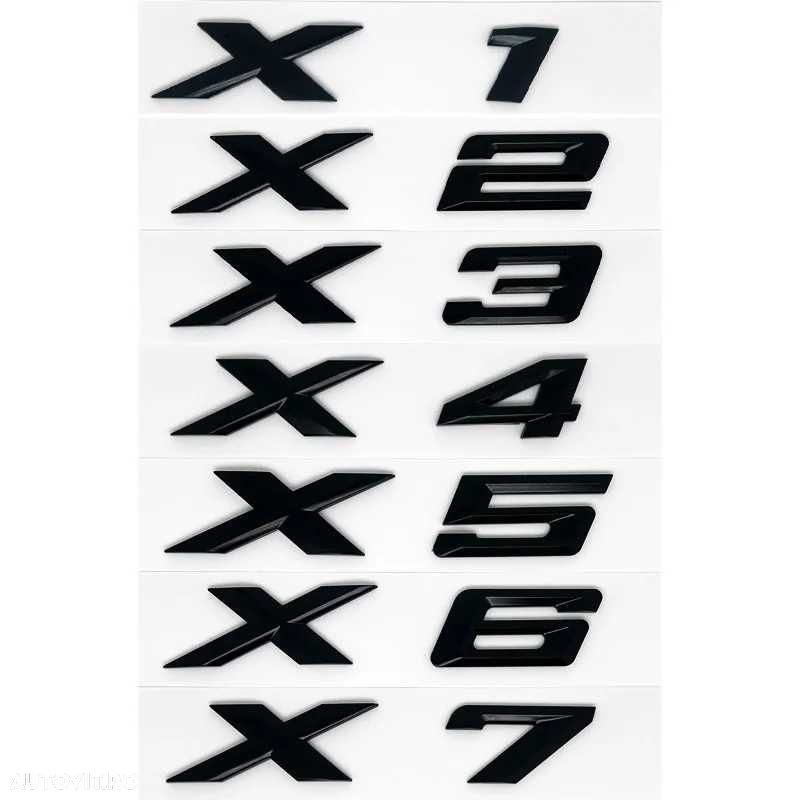 Emblema Sigla LOGO Cifre BMW Portbagaj 320 330 335 340 420 430, Negru - 13