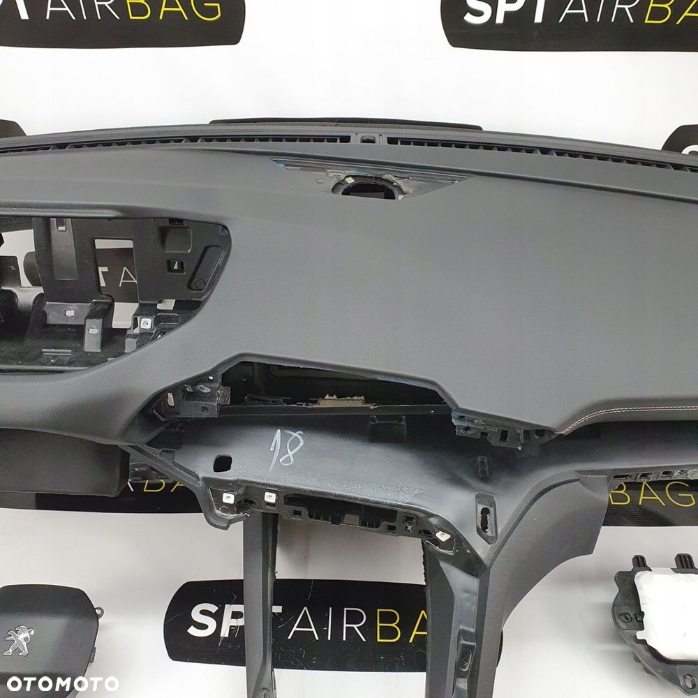 PEUGEOT 3008 GT LINE DESKA ROZDZIELCZA KONSOLA KOKPIT PULPIT PODUSZKI AIRBAG AIR BAG PASY KIT SET - 3