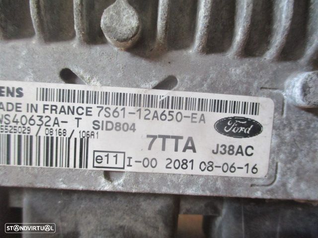 Centralina 7S6112A650EA 6E5T15607BA FORD FIESTA 2008 1.4 TDCI 70CV 0P SIEMENS - 3
