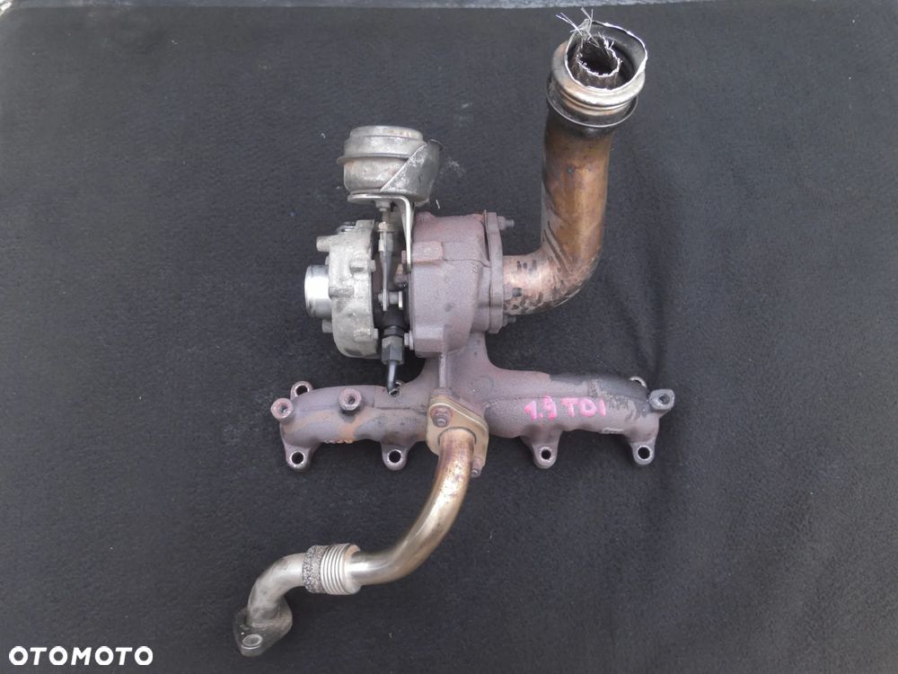 VW AUDI SEAT SKODA 1.9TDI TURBOSPRĘŻARKA TURBINA GT1749V 038253019N GOLF IV SHARAN TOLEDO II OCTAVIA GARRETT ORYGINAŁ - 1