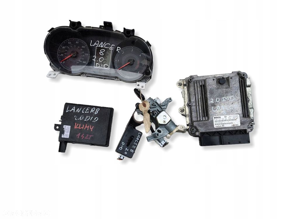 KOMPUTER SILNIKA KOMPLET 1860A585 MITSUBISHI LANCER 8 VIII 2.0 DID - 1