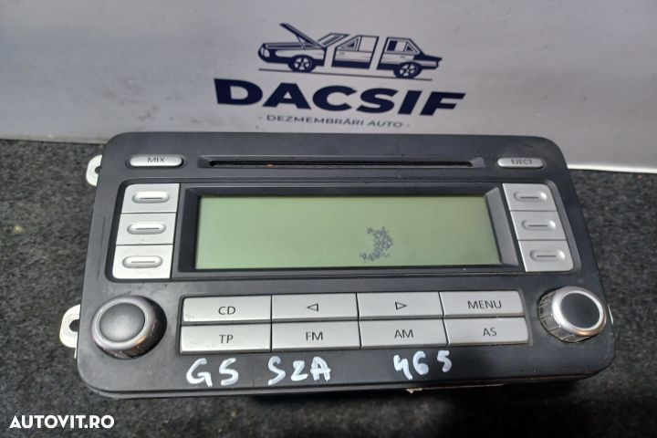 Radio cd 1K0035186T  COD:1291 Volkswagen VW Golf 5 [2003 - 2009] Hatc - 2