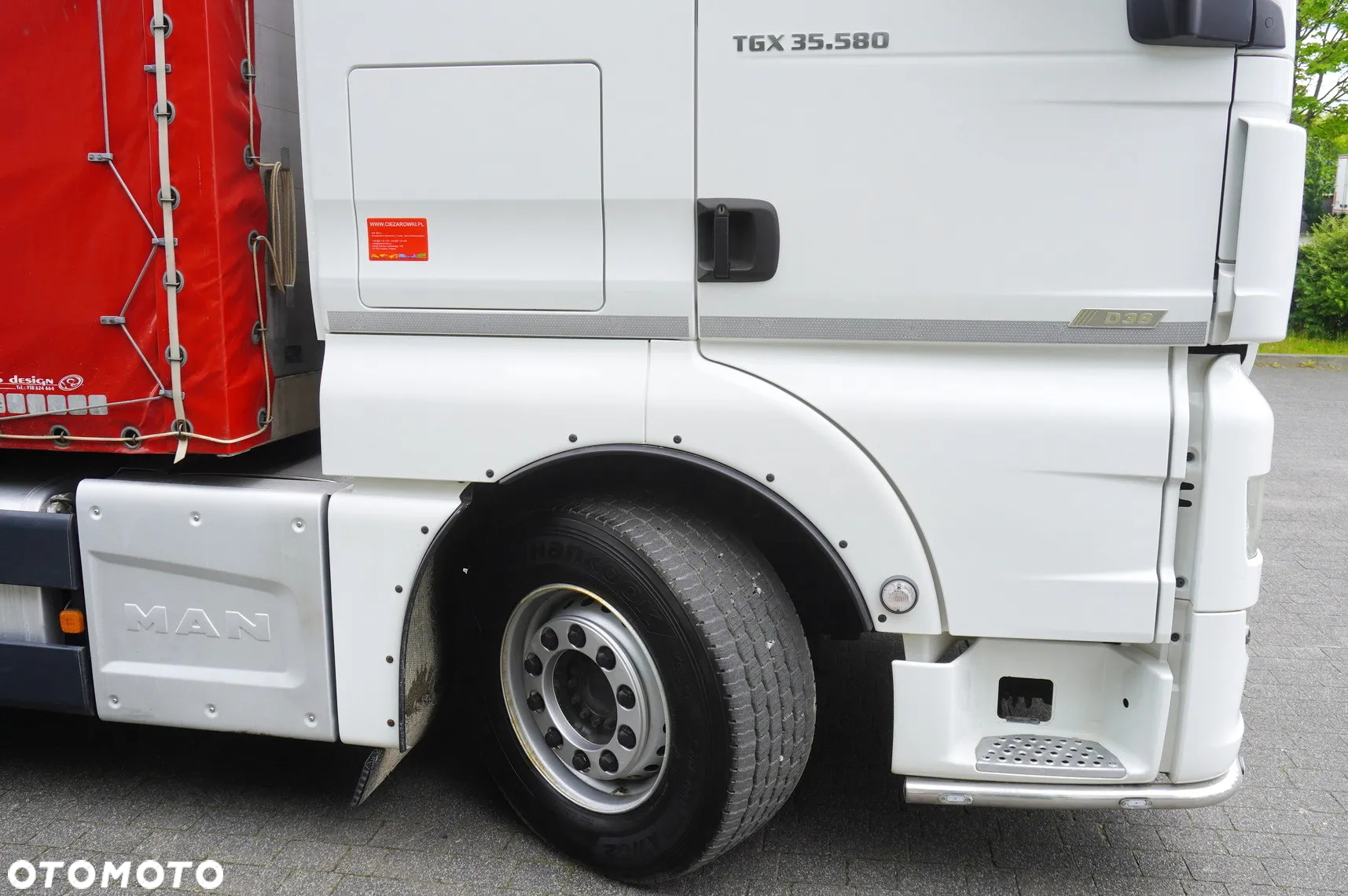 MAN TGX 35.580 E6 8×4/4 / Plandeka 23 EPAL / 4. oś skrętna - 9