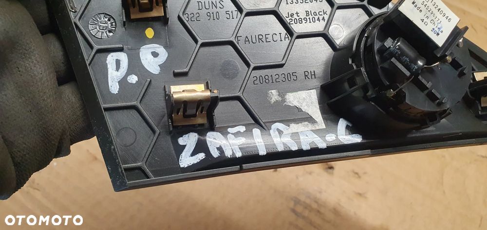 Głośnik wysokotonowy osłona konsoli prawy przód Opel Zafira C 13240946 - 8
