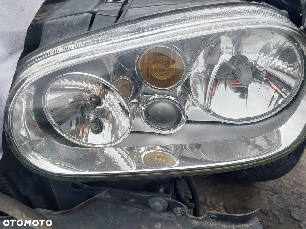 Przód kompletny Volkswagen Golf 4 IV kolor srebrny LB7Z maska zderzak lampa VALEO grill atrapa wzmocnienie czołowe pas chłodnica KOMPLET - 5