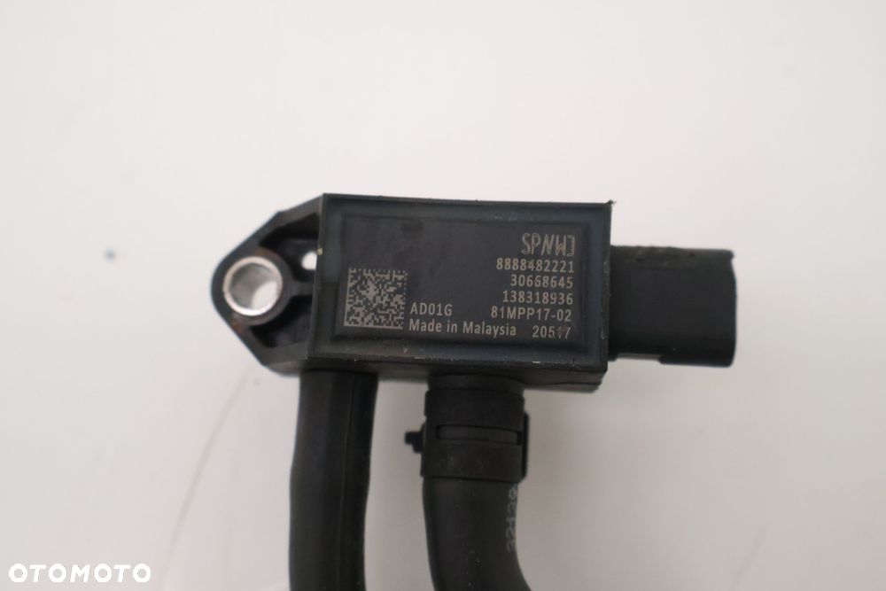 VOLVO XC60 II 2.0 B5 MHEV CZUJNIK CIŚNIENIA SPALIN PRZEWODY DPF 30668645 - 4