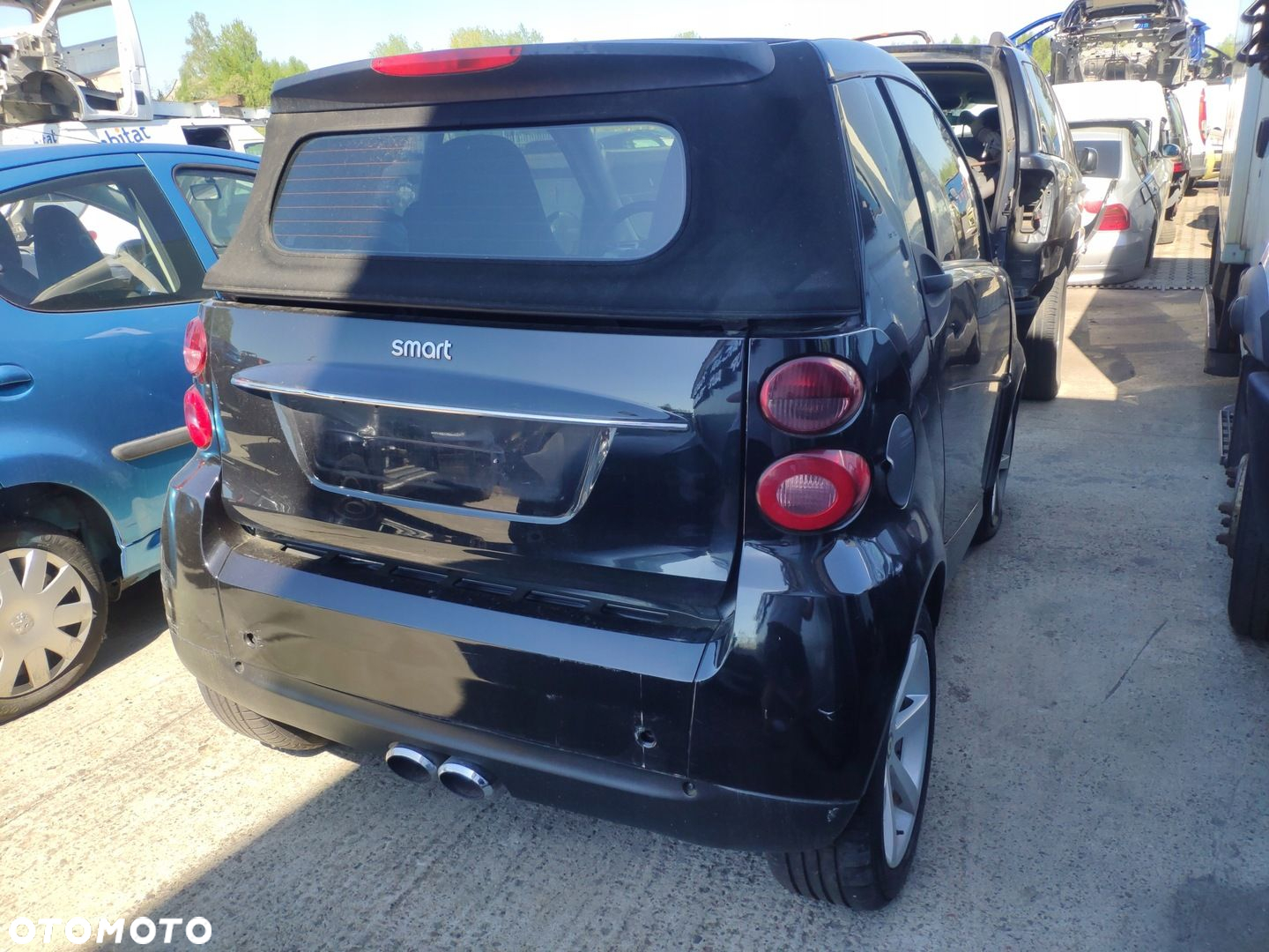 SMART ForTwo II 451 CABRIO KLAPA BAGAŻNIKA BURTA - 13