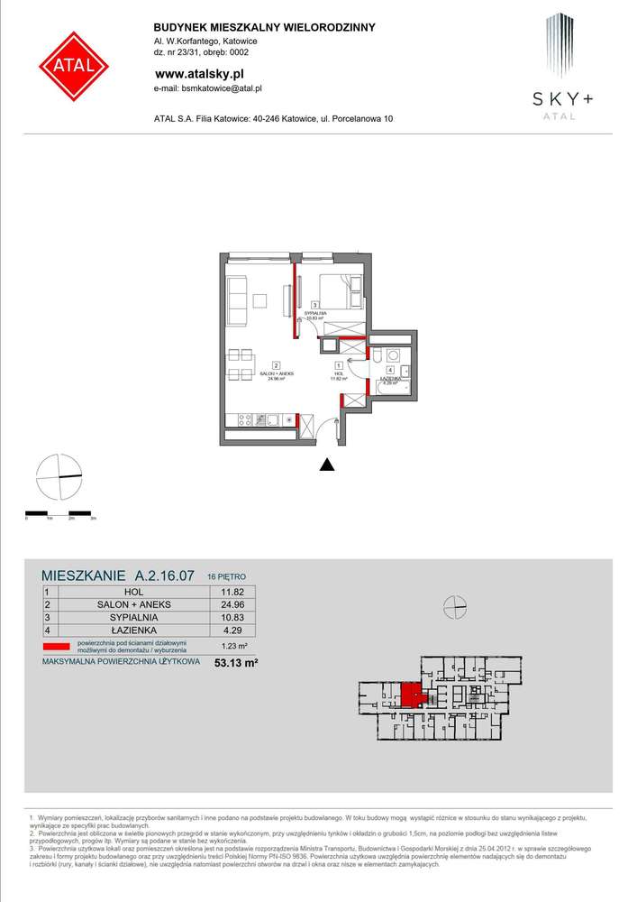 2-pokojowe mieszkanie 53m2 Bezpośrednio - Pełny obrazek: 2/24