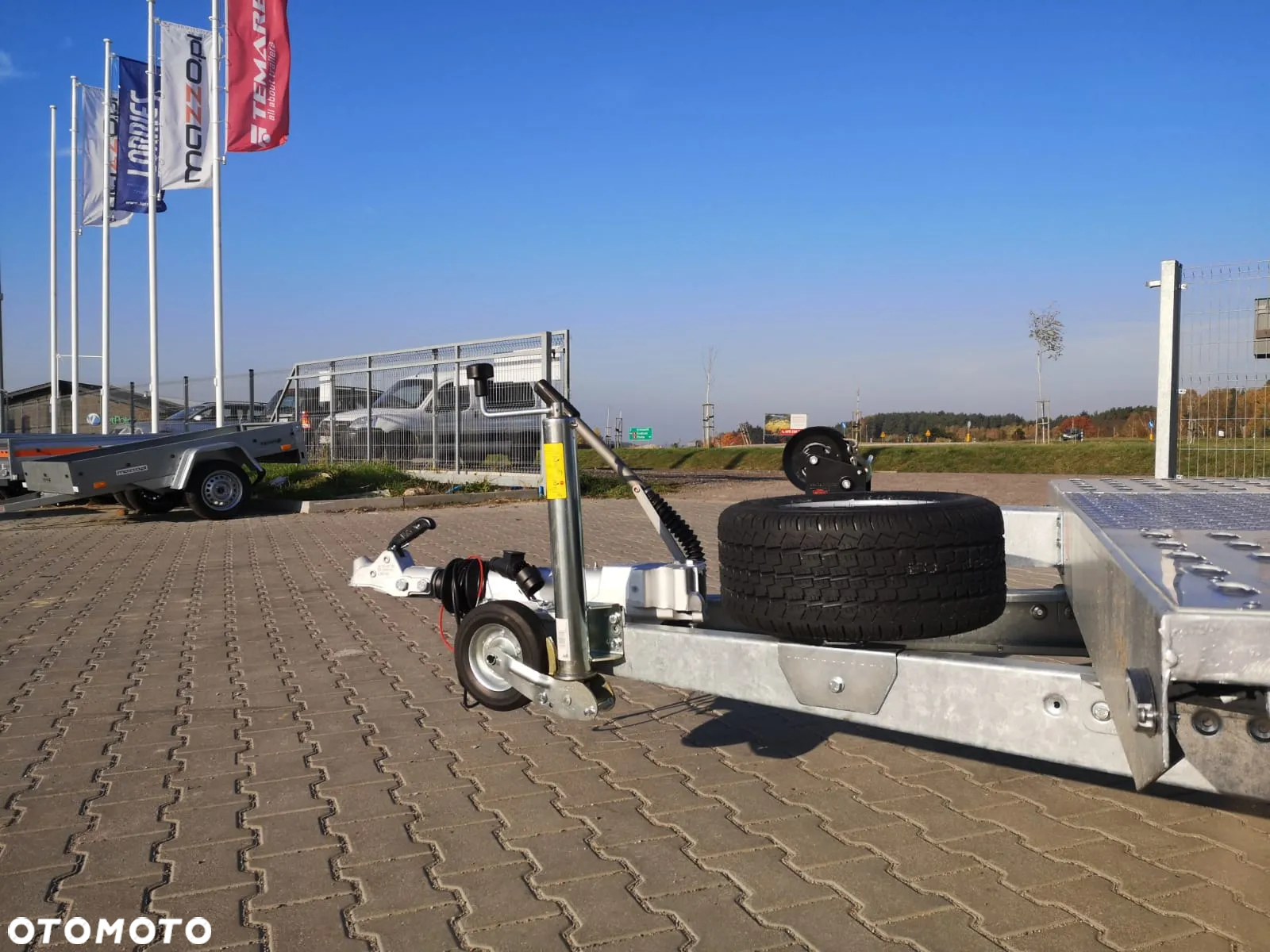 Boro Laweta 600x210cm DMC 3500 kg IDEALNA POD BUSY koło zapasowe, wciągarka i AMORTYZATORY - 10
