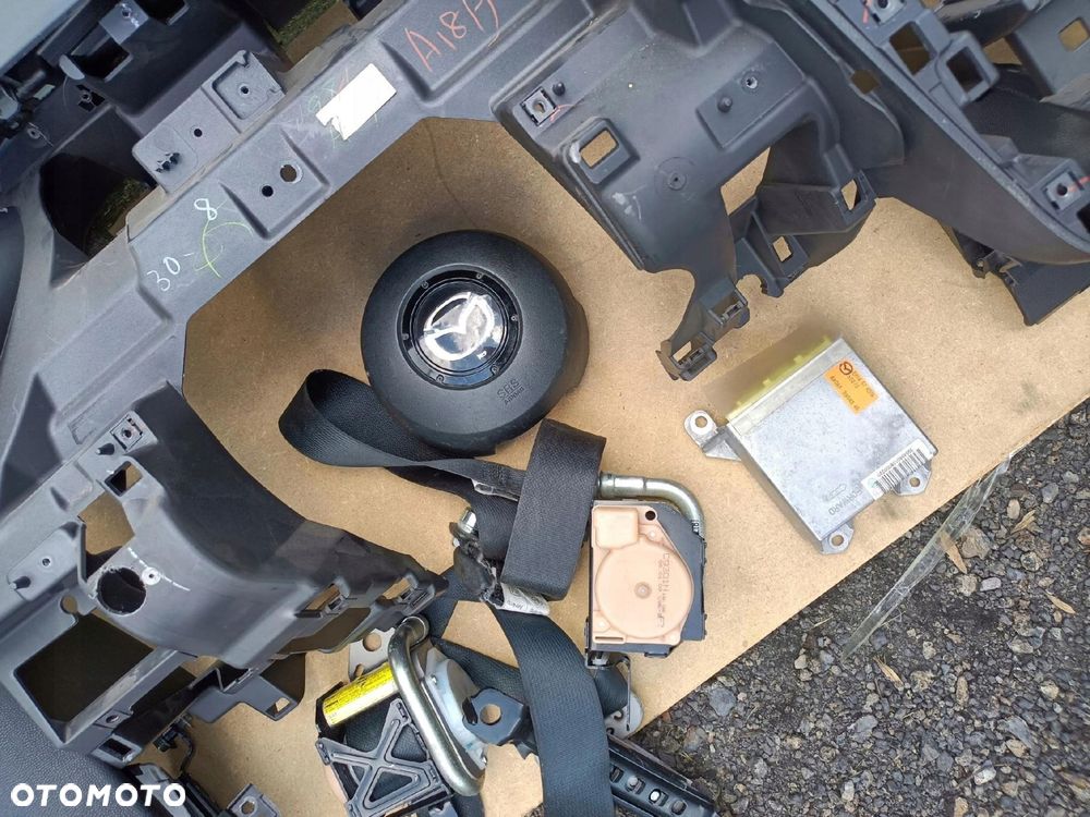 mazda cx-7 deska konsola airbag pasy oryginał - 9