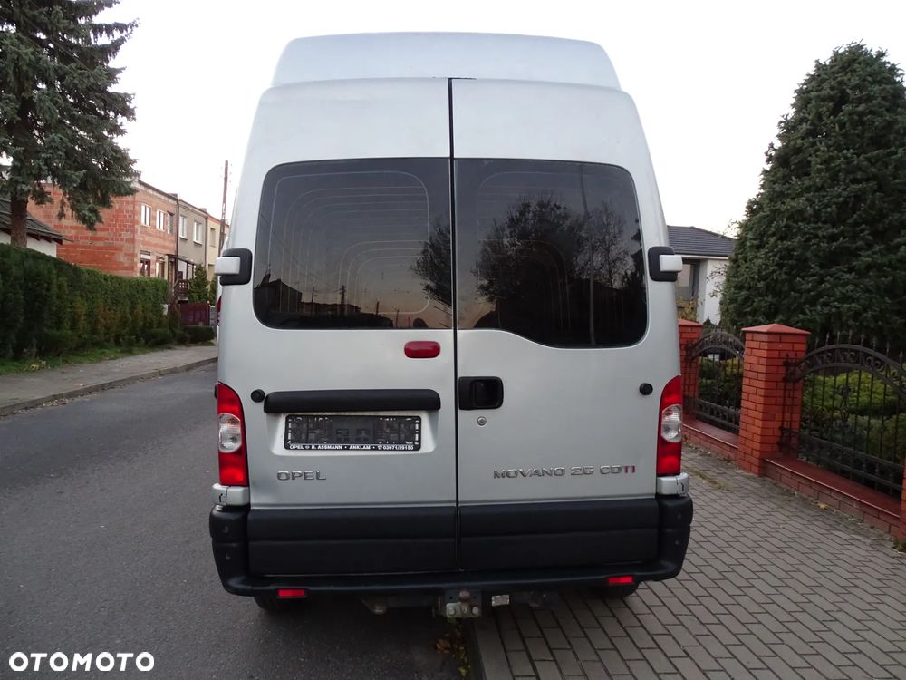 Opel MOVANO 2,5 DCI 145KM-L4 H3-MAX-JUMBO- KLIMA ,6 OSÓB - BRYGADÓWKA, - 15